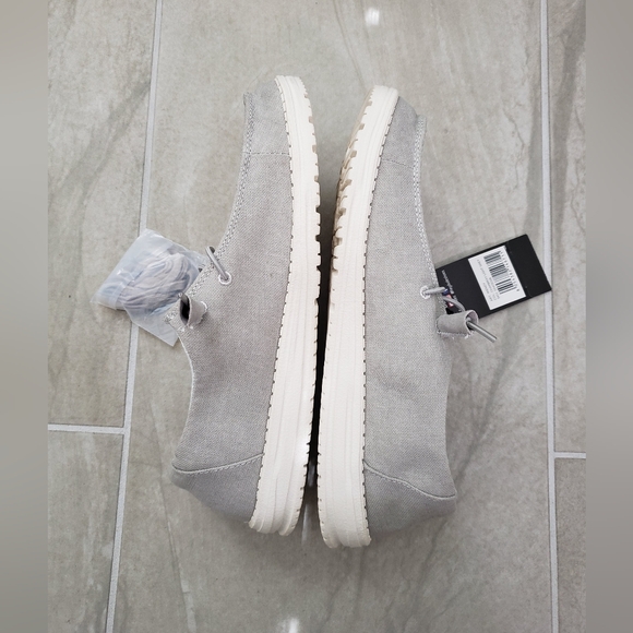 NWT Hey Dude Wendy Chambray Gray - Picture 4 of 7